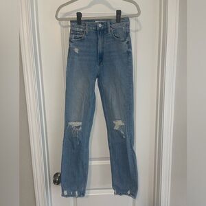 MOTHER DENIM High Waisted Rider Skimp The Confessional